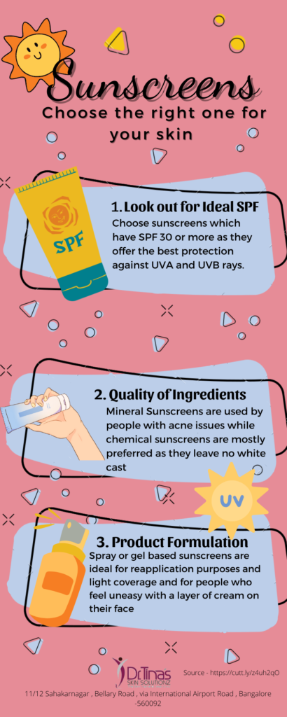 Choose the right sunscreen according to your skin type