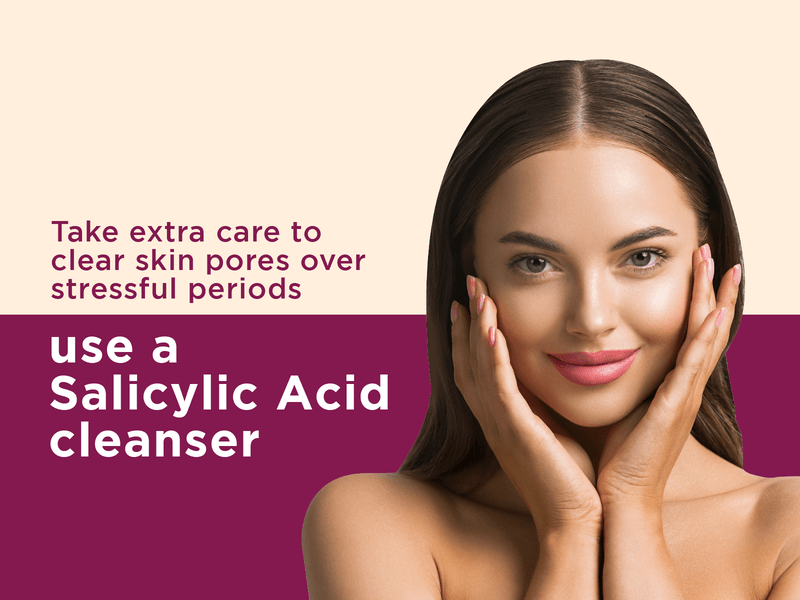 Using a salicylic acid cleanser for clear skin