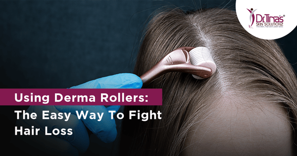 Using derma rollers for hair loss