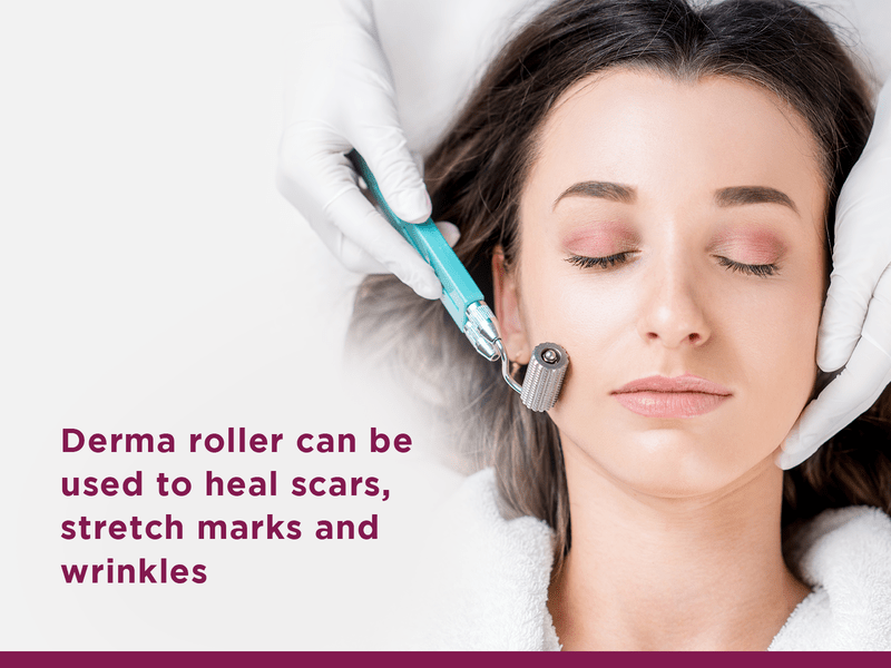 derma rollers heal scars and wrinkles